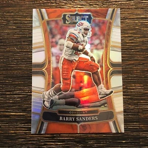 Barry Sanders Silver Prizm Oklahoma State Cowboys 2023 Panini Select Draft Picks - Picture 1 of 2