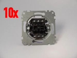 10x Interruptor de cambio doble Merten 311601 Interruptor de cambio/cambio Interruptor de cambio - Imagen 1 de 2