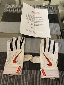 Mike Trout Game Used 2023 Batting Gloves Angels Signed Photo/style Matched - Picture 1 of 11