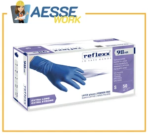 GUANTI IN LATTICE ALTO SPESSORE REFLEXX 98 HIGH RISK BLU 50 PZ. - Imagen 1 de 5