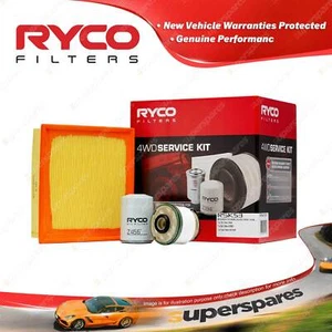 Ryco 4WD Air Oil Fuel Filter Service Kit for Mitsubishi Triton MQ - Picture 1 of 2