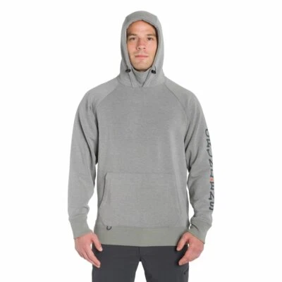 Grundens Dillingham Tech Sudadera con Capucha Sudadera de Pesca Negra, Naranja Gris Foto 1 de 4