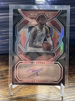 2022-23 Panini Obsidian Magmatic Signatures 102/149 Mo Bamba #MS-MBL Auto - Image 1 of 2
