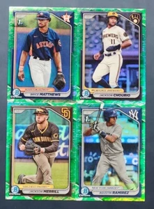 2024 Bowman Chrome LUNAR GLOW REFRACTORS You Pick the Card - Picture 1 of 1