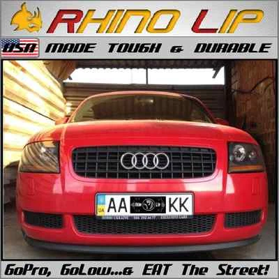 Audi Coupe S3 S4 S5 S6 S7 S8 TT GT Quattro Technik Rubber Flex Chin Lip Splitter - Image 1 of 4