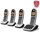 BT 4600 Quad Silver Cordless Phones with Big Buttons