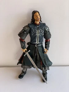 2003 Lord Of The Rings: King Aragorn 6.5" Toy Biz Marvel Toys Action Figure~ - Foto 1 di 9