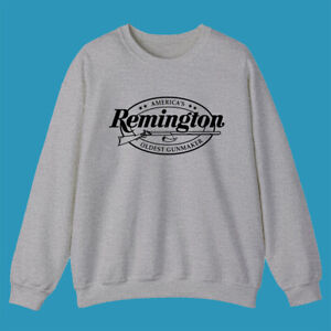 Sweat-shirt gris Remington American Gunmaker logo armes à feu riffles S à 3XL