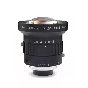 FA 4.5mm wide-angle HD 5MP 1/1.8 "C Mount machine Vision industrial camera lens - Picture 1 of 5