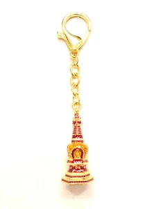 Schlüsselanhänger 2022 Feng Shui Manjushri Weisheit Stupa Amulett - Bild 1 von 1