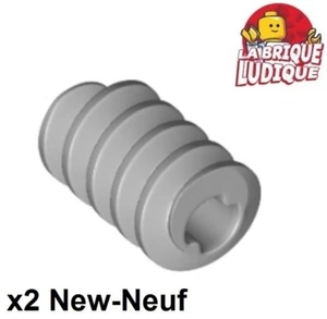 Lego technic 2x engrenage gear Worm Screw vis sans fin long gris 32905 NEUF - Imagen 1 de 1