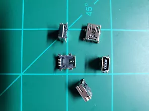 5pcs Mini USB Type B Female 5Pin Socket Connector SMT SMD Jack PCB New - Picture 1 of 1