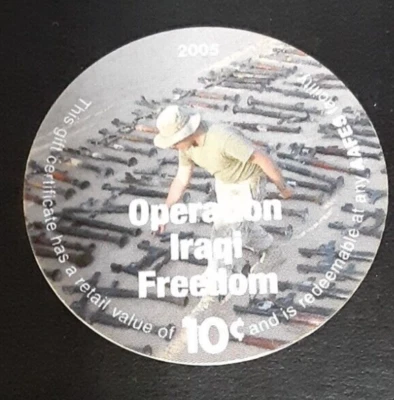 KL# M290,   6L10    10 cents AAFES  Pogs from 2005 printing  Extra Fine - Image 1 of 2