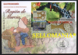 2017 GASTRONOMIA MURCIA VINO WINE JUMILLA ARROZ RICE EDIFIL 5167 SPD FDC TC20792 - Picture 1 of 1