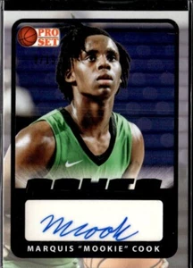 MARQUIS MOOKIE COOK 2021 PRO SET **BLACK** ROOKIE RC AUTO /15 !! 🔥OREGON DUCKS - Picture 1 of 2
