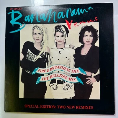 Venus Vinyl Record  Bananarama London 12" Single Remix 33 RPM Foto 1 de 4