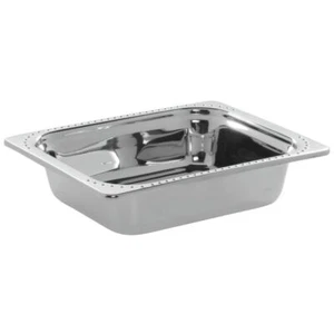 Bon Chef 5309 Stainless Steel Rectangle Half Size Food Pan, Bolero Design, 3 - Picture 1 of 7
