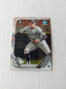 2019 Bowman Chrome Draft Andrew Vaughn 1a Prospect #BDC-100 White Sox - Foto 1 di 2