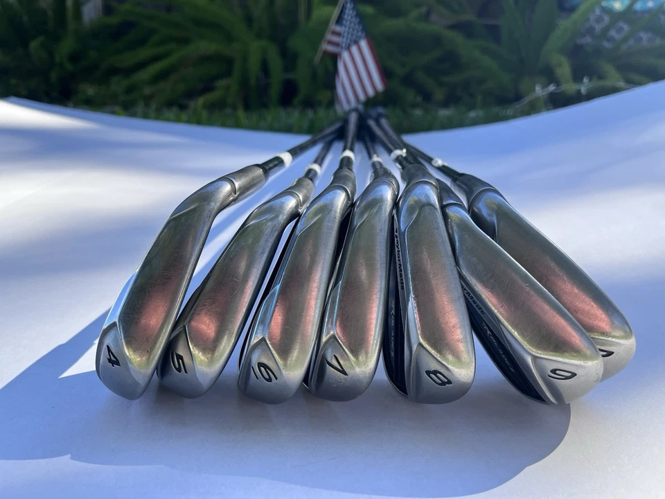 TaylorMade RBladez Iron Set 4-PW Left Hand Rocketfuel 85g S Flex - Image 1 of 4