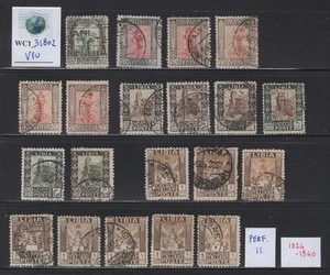WC1_31802. AFRICAN COL.:LIBYA. Stock 1924-40 AFRICAN THEMES stamps.Perf.11.Used - Picture 1 of 1