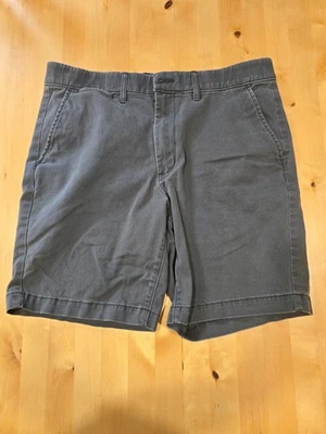 Pantalones Cortos Sonoma Flexwear Frente Plano Elastizados Algodón Para Hombre Talla 34 Gris Gris Foto 1 de 4