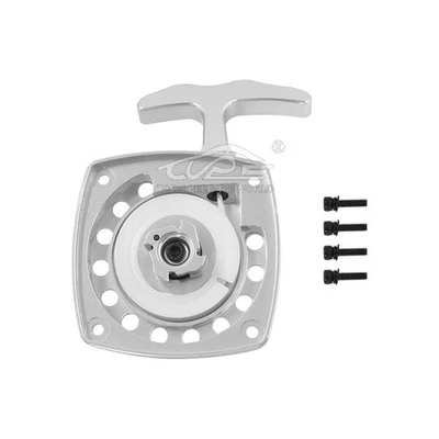 TSRC CNC Metall Easy Pull Starter Silber für 1/5 HPI RV Km BAJA 5B 5T 5SC Teile - Bild 1 von 4