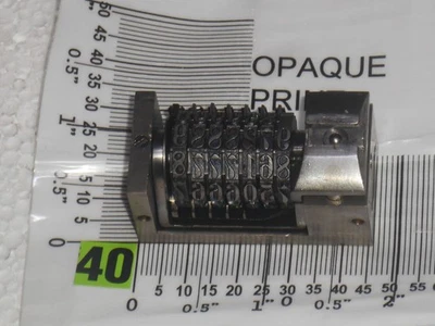 Reverse Letterpress Numbering machine (BATES)  | 40 - Image 1 of 4