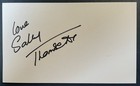 Sally Thomsett Signed Autograph White Index Card TV Railway Children Actress COA