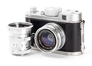 Robot II 35mm Half Frame Camera Lens Biotar 2/4cm + Tele Xenar 3.8/75mm NB364766 - Bild 1 von 12