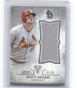 2015 Topps Triple Threads #UJR-MAD Matt Adams Unity Single Jumbo Relics #/36 - Picture 1 of 2