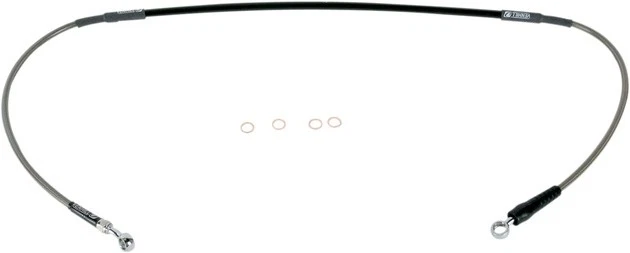 Linha de freio Moose dianteira aço inoxidável Yamaha YZ125/YZ250/YZ250F/YZ450F #143611 - Imagem 1 de 1