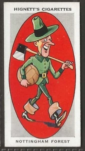 HIGNETT-AFC NICKNAMES FOOTBALL 1933-#32- NOTTINGHAM FOREST  - Picture 1 of 2