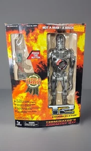 Terminator 2 Judgment Day T2 1997 endoesqueleto 15" figura de acción Toy Island - Imagen 1 de 9