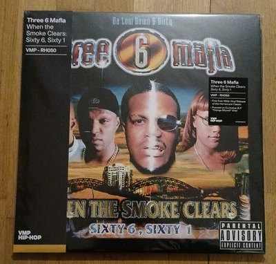 Three 6 Mafia When The Smoke Clears: Sixty 6, Sixty 1 2LP Orange Mound Vinyl VMP - Image 1 of 2
