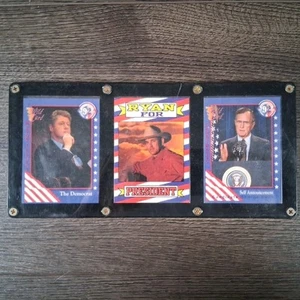 1992 Wild Card: Decision 92: #92 Bill Clinton, George Bush, Ryan For President - Picture 1 of 8