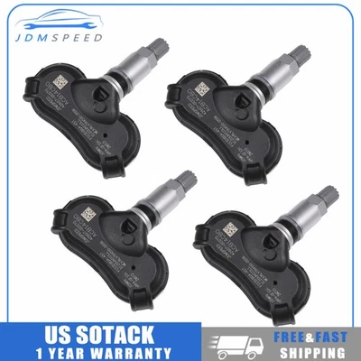 4 PIEZAS TPMS Transmisor SENSOR DE PRESIÓN DE NEUMÁTICOS para TOYOTA SIENNA TUNDRA 42607-0C070 Foto 1 de 4