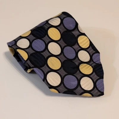 Gravata Fratelli Moda 100% seda 58" L x 3,75" W feita na Itália gravata - Imagem 1 de 4