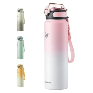 Enerbone Insulated Water Bottle, 32 oz Stainless Steel Water Bottles with Car... - Picture 1 of 7