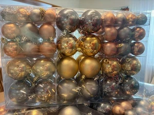 Bolas de Navidad árbol de Navidad decoración multicolor bolas de árbol de Navidad 100 uds - Imagen 1 de 2