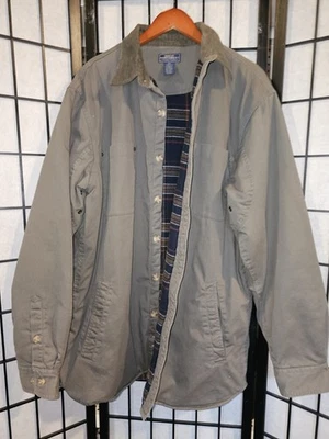 Great NORTHWEST XL Tall  Flannel Lined Shirt Jacket Outdoor Workwear - Image 1 of 4