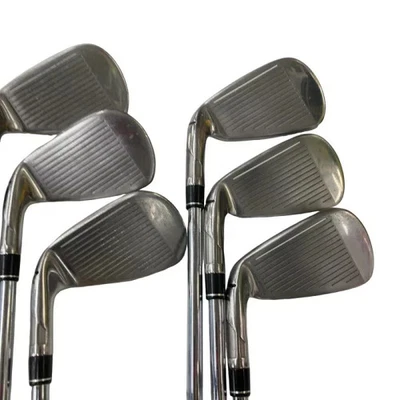 TaylorMade SIM MAX OS Iron Set 5-9,Pw 6pc Flex Stiff KBS MAX 85 Steel - Image 1 of 4