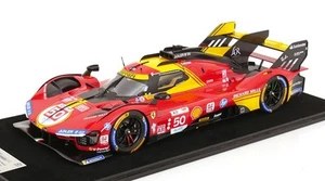 Ferrari 499P AF Corse #53 Le Mans 2024 Model Car w/ Display Case 1/12 Looksmart - Picture 1 of 4