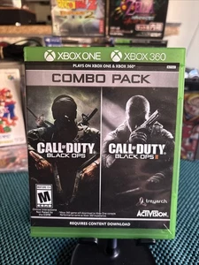Call of Duty: Black Ops 1 & 2 Combo Pack (Xbox 360, 2015) - Picture 1 of 5