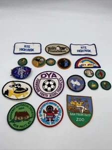 LOT of 19 Patches Boy Scouts , NASA, Historical, Zoo, Vintage - Picture 1 of 12