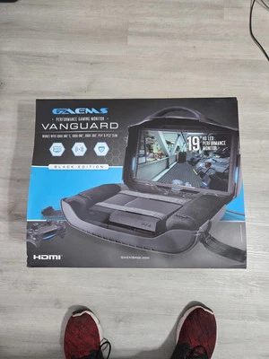 GAEMS  Vanguard Portable Gaming Case Monitor WITH POWER SUPPLY --TESTED - Image 1 of 4