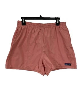 Pantalones Cortos Patagonia Funhoggers 4” Para Mujer Medianos Melocotón Algodón Gorp Granola Senderismo - Imagen 1 de 11