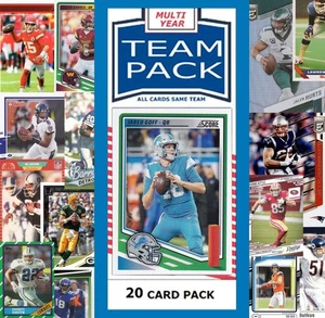 Paquete de 20 cartas de equipo Detroit Lions 2025 puntuación 2024 Donruss Jared Goff Barry Sanders - Imagen 1 de 1