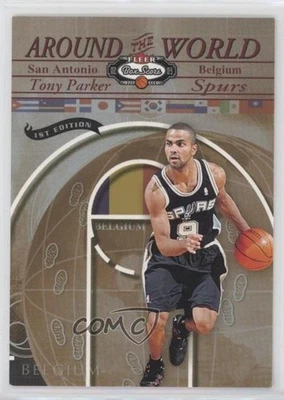 2002-03 Fleer Box Score Around the World 1st Edition /100 Tony Parker #212 HOF - Image 1 of 2