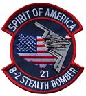B-2 Stealth Bomber Spirit Of America Usaf Embroidered Patch