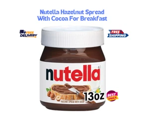 Nutella Hazelnut Spread With Cocoa For Breakfast, 13 Oz Jar - Picture 1 of 5